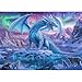 Lirches 1000 Piece Aurora Dragon Puzzle for Adults Vibrant Blue Purple Large Challenging Jigsaw Puzzle for Family Interactive Game Puzzle DIY Home Decoration Brain Challenge Gift - Image 2