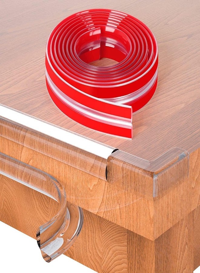 Bitnex 3-Meter Silicone Edge Protector Strip with 4 Corners,Baby Proofing Edges & Furniture Corner Guard,Corner Protector,Edge Safety Bumpers for Sharp Corners, Furniture, Cabinets, Tables, Drawers - Image 1
