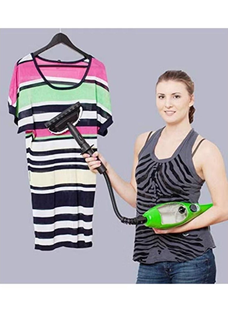 5-In-1 Portable Steam Mop Cleaner Set 0.38L x5 Green/Black/White  - Image 5