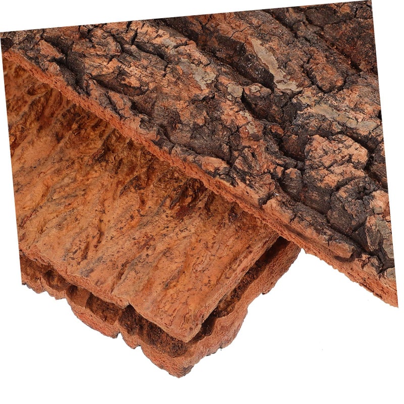 Natural Cork Bark Platform For Reptile Terrarium Climbing Habitat 3 Pieces - Image 4