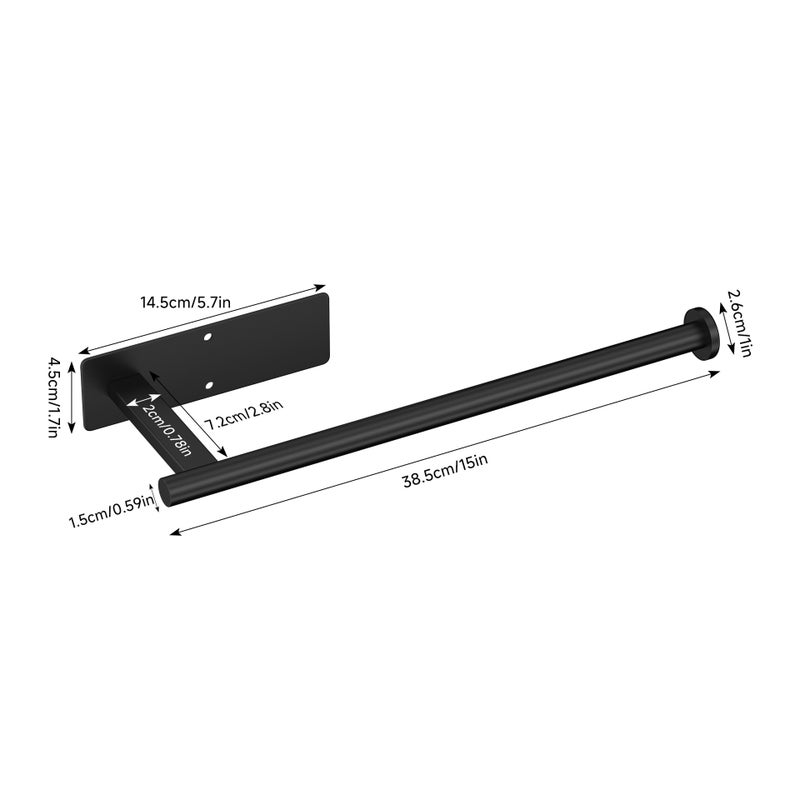 Kitchen Bathroom Stainless Steel Tissue Holder Roll Paper Holder With Resistance Nico Single-Hand Operation Kitchen Toilet Paper Holder - Image 1