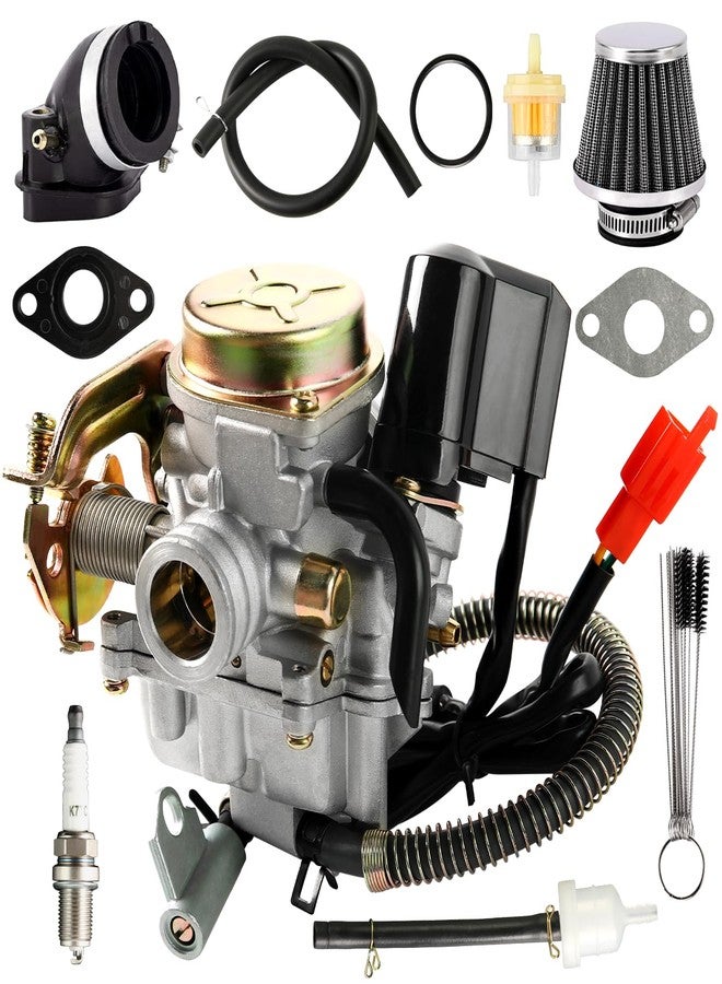 YDO GY6 Carburetor Compatible with 50CC 49CC 139QMB 4-stroke Scooter ATV Go Karts Quads PD18J Moped Carb - Image 1