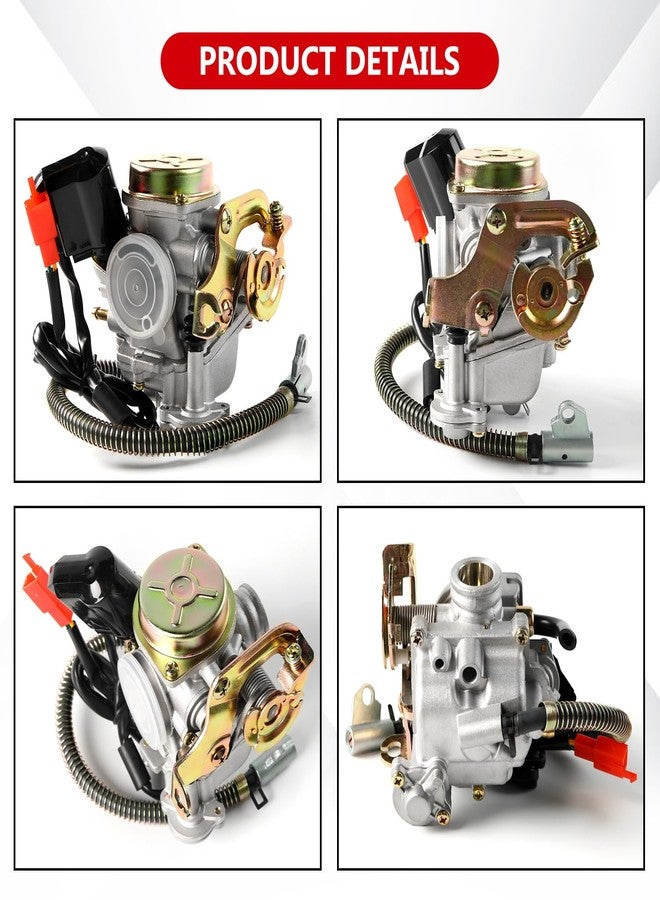 YDO GY6 Carburetor Compatible with 50CC 49CC 139QMB 4-stroke Scooter ATV Go Karts Quads PD18J Moped Carb - Image 4