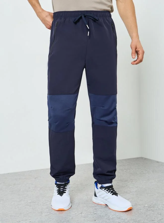 ستايلي اكتيف بنطال رياضي رجالي كحلي بنمط كتل الالوان