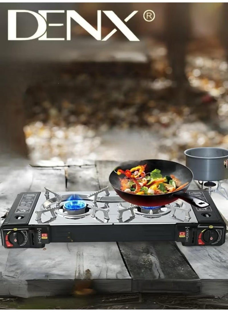 Denx Portable Single Gas Stove, 2200 Watts, Suitable for Indoor and Outdoor Cooking - Image 3