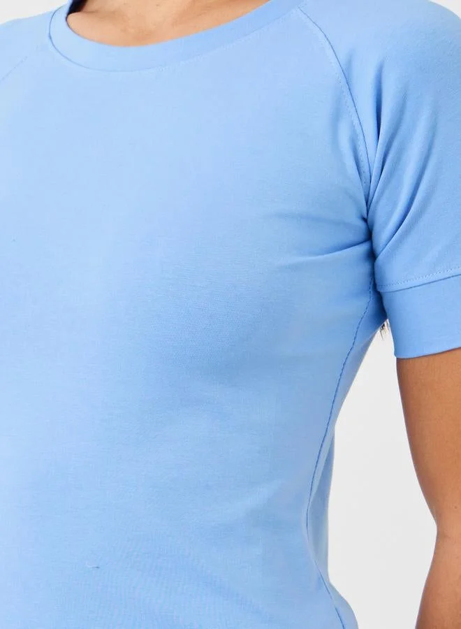 ستايلي تيشيرت قصير ستايلي بأكمام راجلان