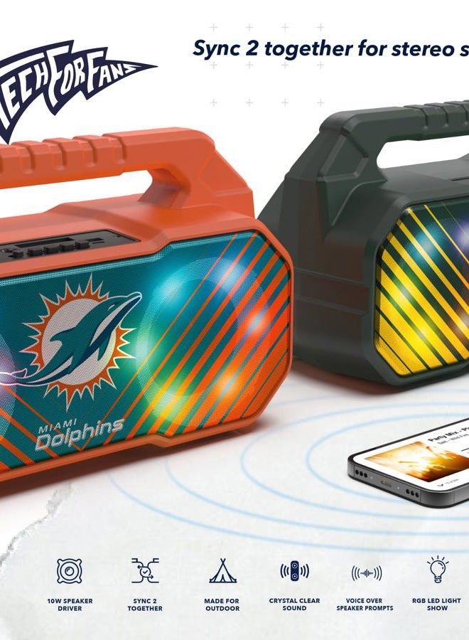 SOAR NFL Wireless Boombox Speaker, Minnesota Vikings - Image 5