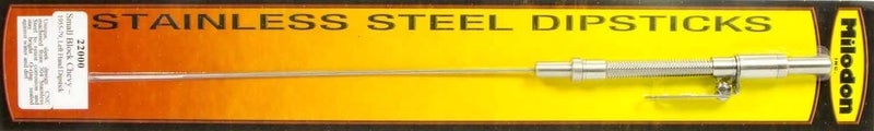 Milodon 22000 Stainless Steel Dipstick for Small Block Chevy 1979 and Earlier - Image 1