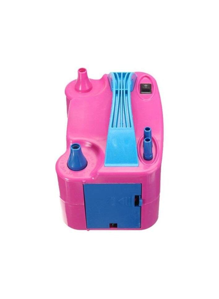 promass - Electric Balloon Blower Air Pump Pink/Blue