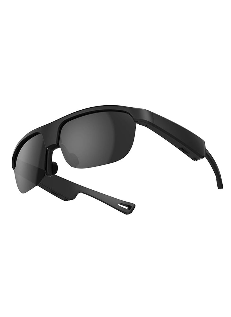 Generic Smart Bluetooth Glasses M6Pro Sunglasses Black Technology Bone Conduction Outdoor Cycling Driving Long Battery Life (Black)  - Image 1