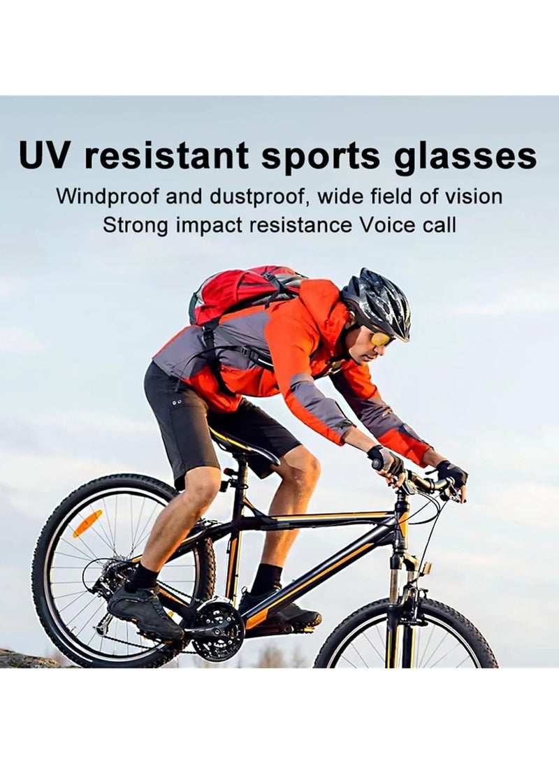 Generic Smart Bluetooth Glasses M6Pro Sunglasses Black Technology Bone Conduction Outdoor Cycling Driving Long Battery Life (Black)  - Image 5