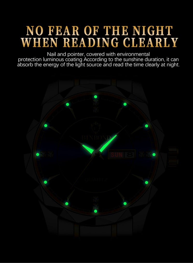 بينبوند ساعات كوارتز نسائية من أفضل العلامات التجارية الفاخرة والأزياء التجارية المقاومة للماء وساعة التاريخ الأسبوعية الرياضية للنساء - Image 5