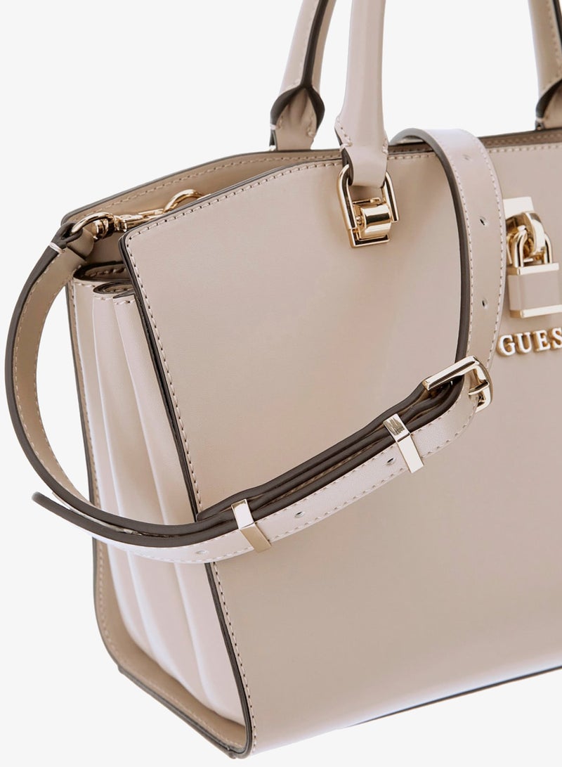 GUESS Queensland Luxury Satchel Bag - Image 4