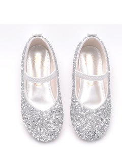 Generic Girls leather shoes soft sole crystal shoes little girl princess shoes performance stage shoes  - Image 2