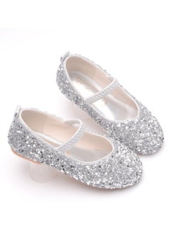 Generic Girls leather shoes soft sole crystal shoes little girl princess shoes performance stage shoes  - Image 3