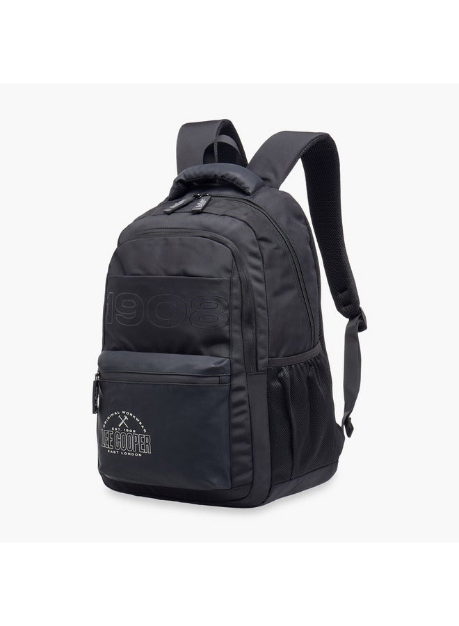 لي كوبر حقيبة ظهر للجنسين بطبعة شعار مع أحزمة قابلة للتعديل وإغلاق بسحاب - Image 2