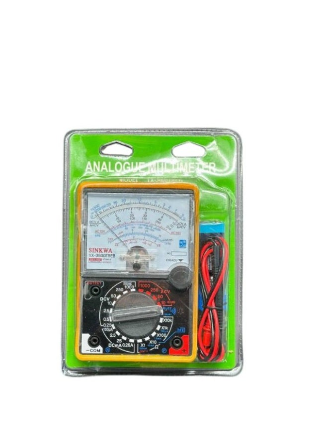 أفوميتر أنالوج YX-3600 – مقياس متعدد للجهد والمقاومة والترانزستور