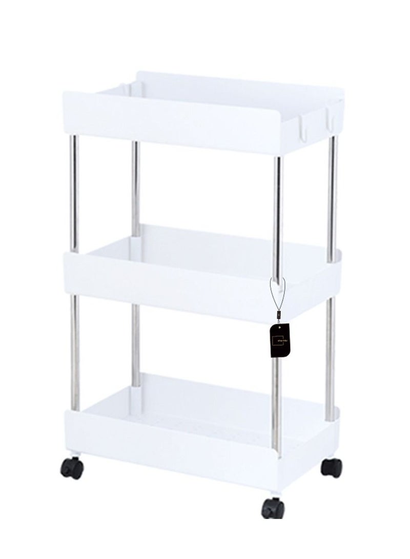 Sharpdo رف متنقل من ثلاث طبقات مع عجلات - Image 1