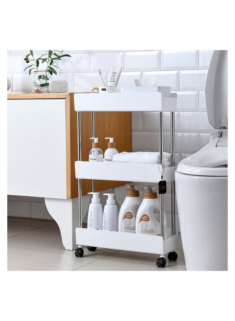 Sharpdo رف متنقل من ثلاث طبقات مع عجلات - Image 3