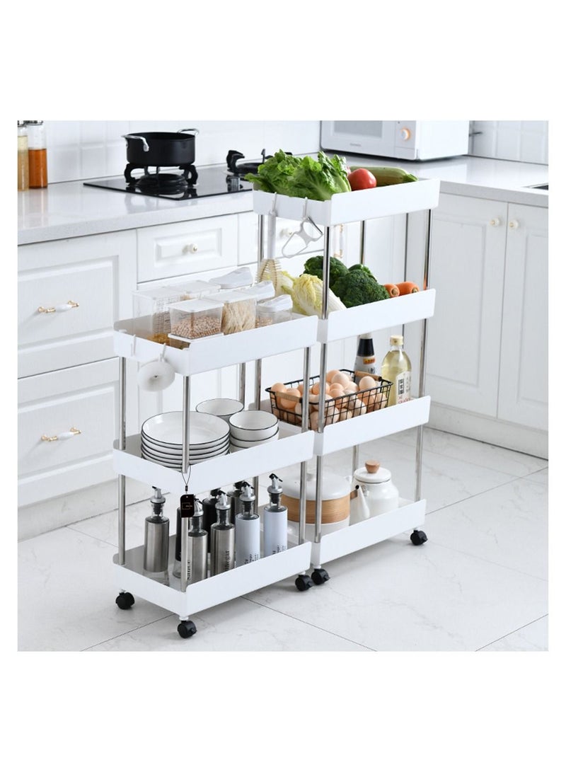 Sharpdo رف متنقل من ثلاث طبقات مع عجلات - Image 4