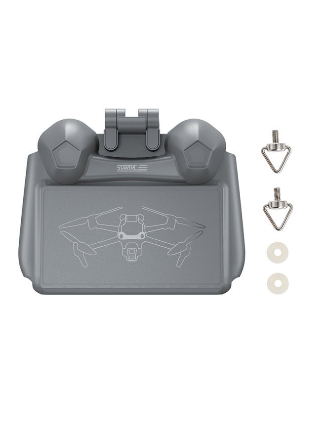 Suitable For DJI AIR3S With Screen Control RC2 Labor-saving Lanyard Tempered Film Hood Protective Cover Storage Bag-Color:Startrc Lens Hood-Specifications:For Air 3s With Screen Control Rc2 - Image 1