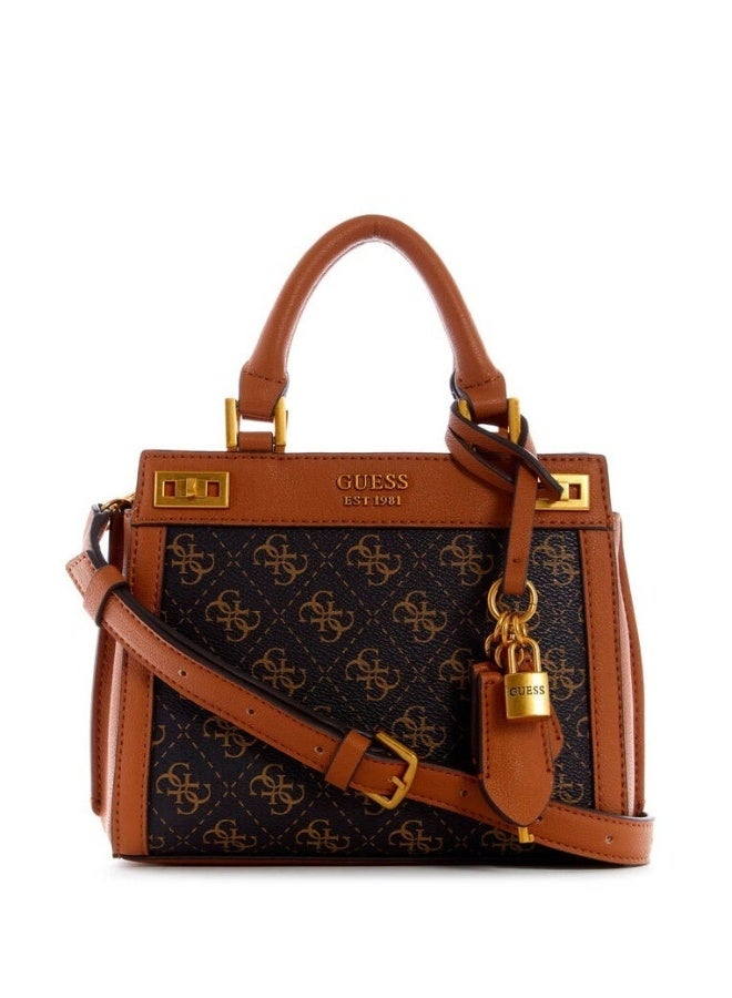 GUESS Women's Katey Satchel Bag Camera Bag - Image 1