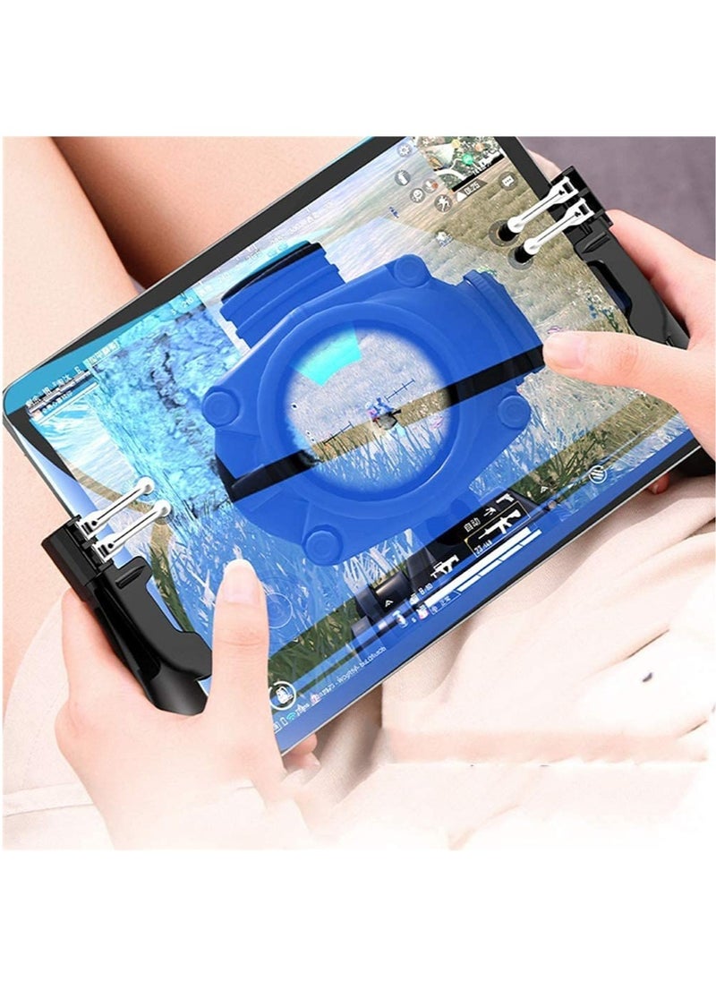 Generic - Mobile Game Controller for iPad Tablets EMISH Six Finger Game Joystick Handle Trigger Aim on L1R1 L2R2 Shooter Gamepad for PUBG Fornite Knives Out Call of Duty - Image 1