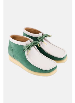 clarks Men Standard Wallabeebt Vcy Lace Up Boots, Green  - Image 1