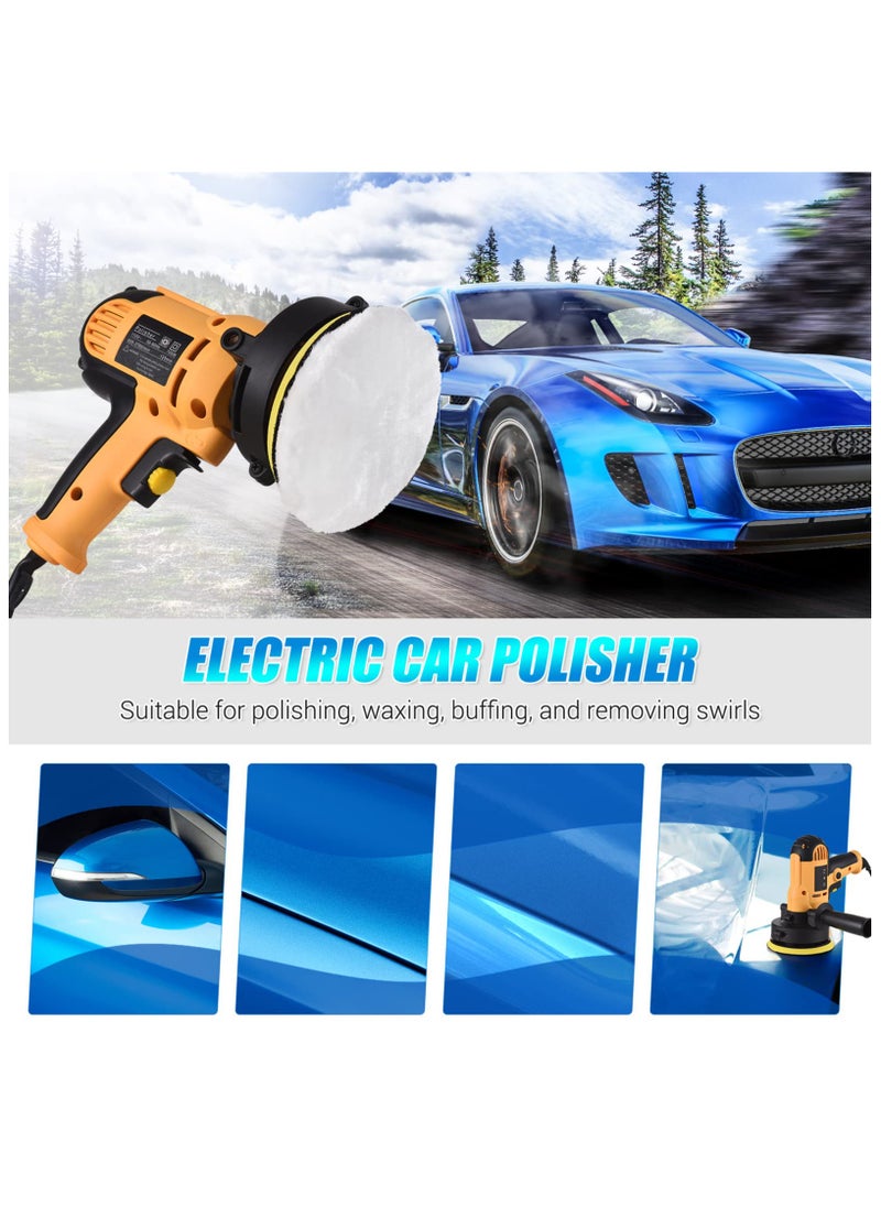 ZLH HITY - Buffer Polisher - Variable Speed Drilling Polishing Kit, Car Polishing Machine with Removable Handle, Suitable for Polishing Cars, Furniture, Floors, Stones - Image 1