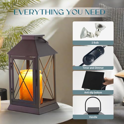 Aaffkaa Candle Warmer Lamp with Timer Dimmable,Electric Candle Lamp Warmer for Jar Candles,Large Candle Warming Lamp,Fully Enclosed Designed and Hanging Up-Coffee Gold - Image 3