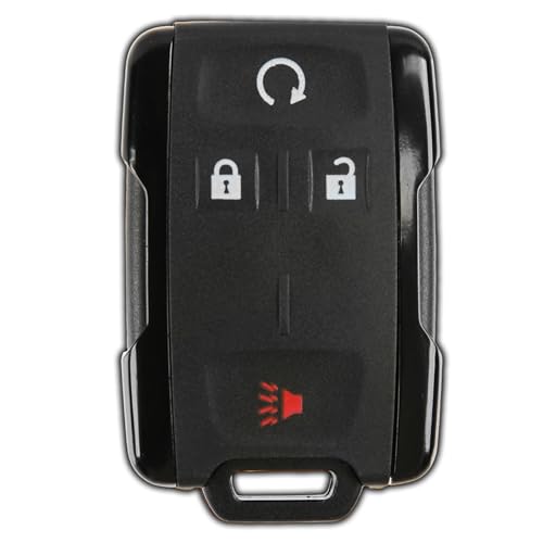 KeylessOption Key Fob Replacement for 2014 2015 2016 2017 2018 2019 Chevrolet Chevy Colorado Silverado Suburban Tahoe GMC Sierra Yukon Canyon Keyless Entry Remote, 4-Button M3N32337100 - Image 1