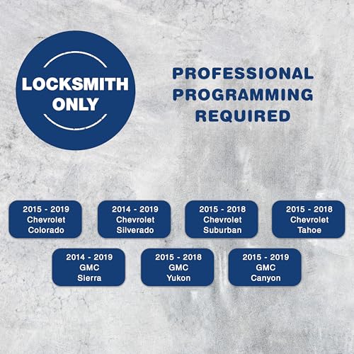 KeylessOption Key Fob Replacement for 2014 2015 2016 2017 2018 2019 Chevrolet Chevy Colorado Silverado Suburban Tahoe GMC Sierra Yukon Canyon Keyless Entry Remote, 4-Button M3N32337100 - Image 4