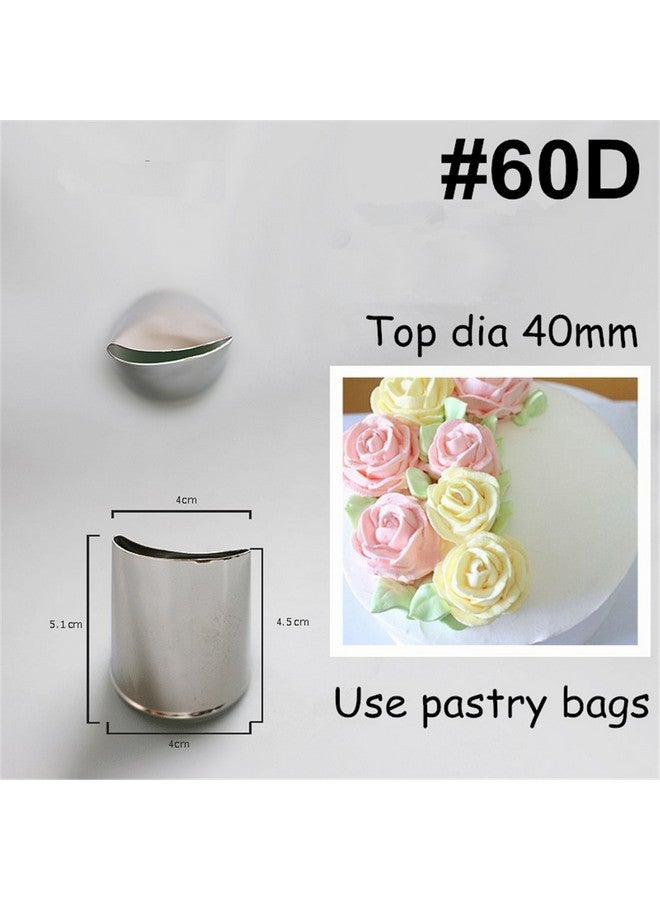 FantasyDay 8-piece Stainless Steel Rose Flower Piping Tips Piping Nozzles Cake Decorating Supplies Cookies Cupcake Icing Decorating Supplies Decorating Kits Frosting Icing Tips Baking Set Tools - Image 5