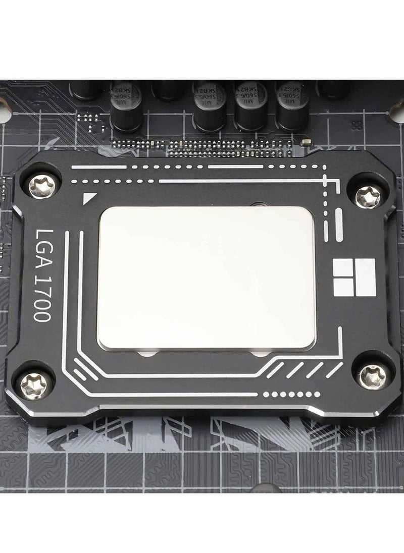 Thermalright - Thermalright CPU Contact Frame, LGA 1700 Retrofit Kit, Anti-Warping, Fixed Frame, Aluminum Alloy Material, Fully Fit for Intel 12 /13 Generation, Black - Image 1