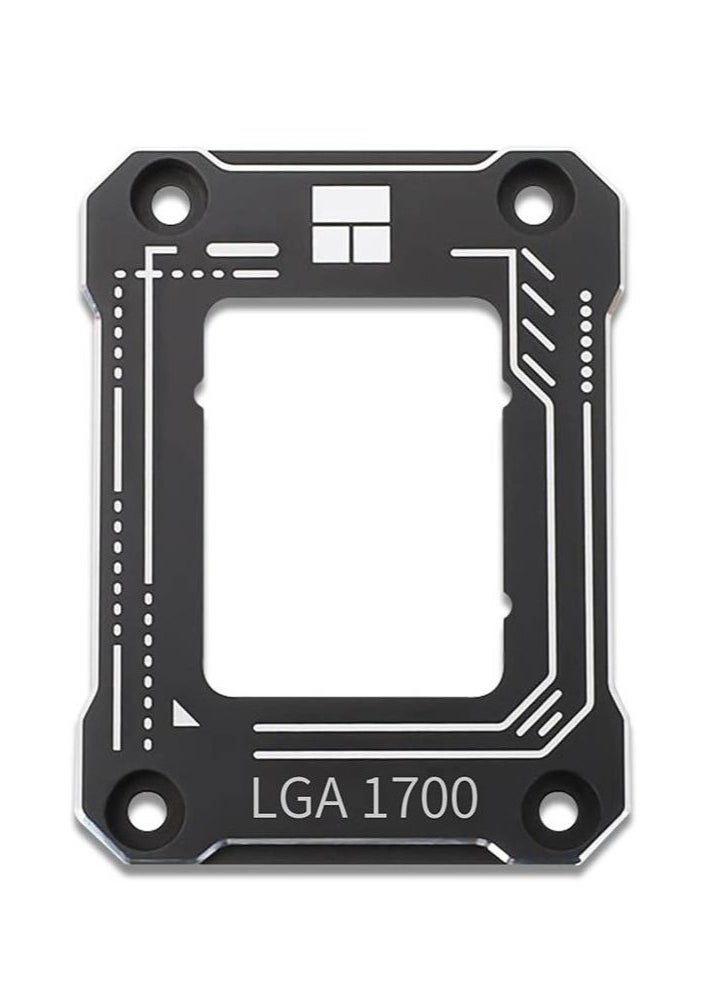 Thermalright - Thermalright CPU Contact Frame, LGA 1700 Retrofit Kit, Anti-Warping, Fixed Frame, Aluminum Alloy Material, Fully Fit for Intel 12 /13 Generation, Black - Image 1