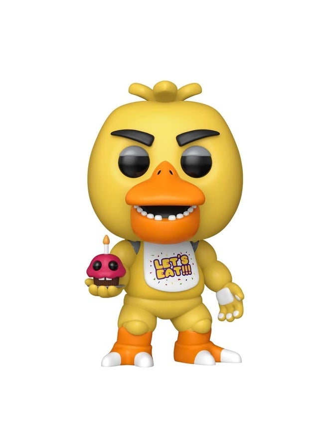 Funko Funko POP! Games Five Nights at Freddy's Chica with Cupcake 10th Anniversary Vinyl Figure (10 cm)  - Image 3