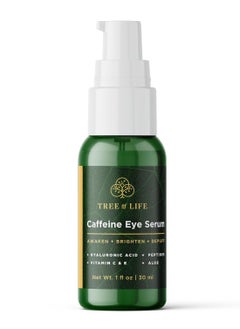 TREE OF LIFE Tree of Life Caffeine Under Eye Serum - 1fl oz - Dermatologist Tested Dark Circles Treatment - Hydrating Anti-Aging Formula to Reduce Puffiness, Bags & Wrinkles - All Skin Types  - Image 1