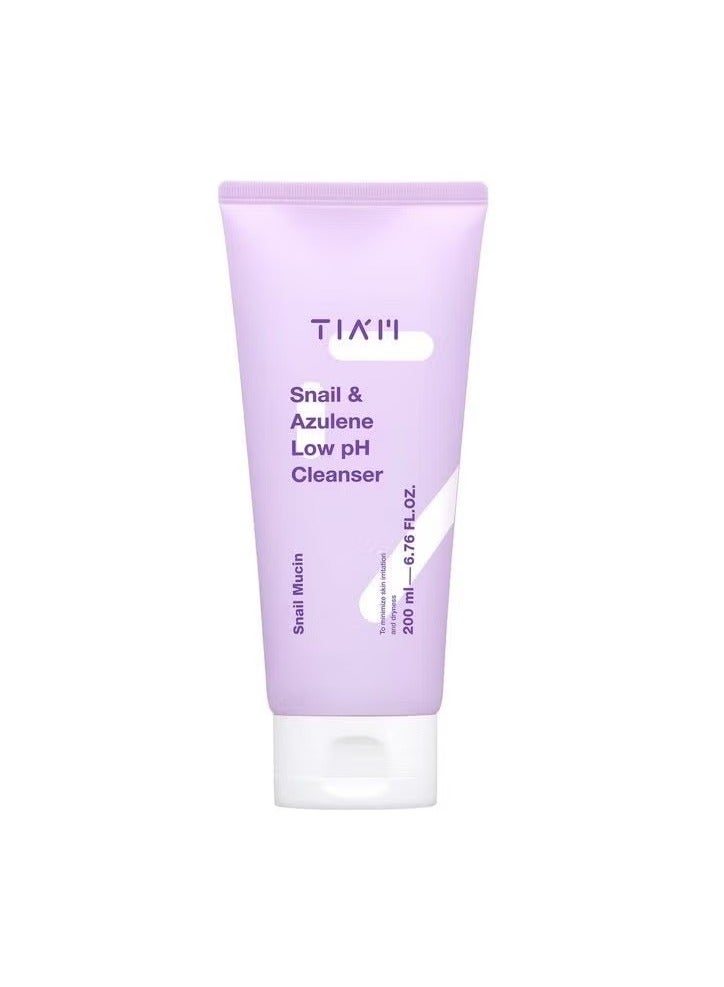 TIA'M Snail&Azulene Low Ph Cleanser Gel Facial Cleanser 200ML - Image 1