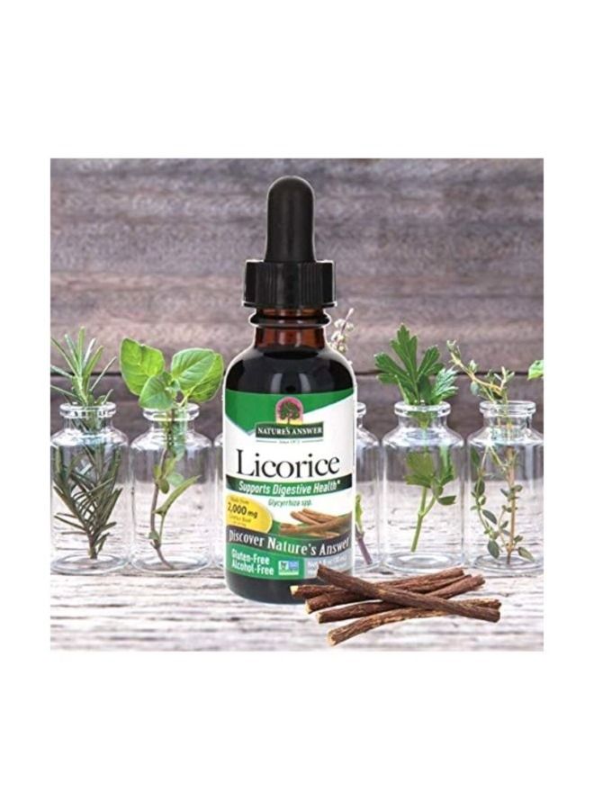 NATURE'S ANSWER Licorice Root Herbal Supplement 30Ml - Image 5