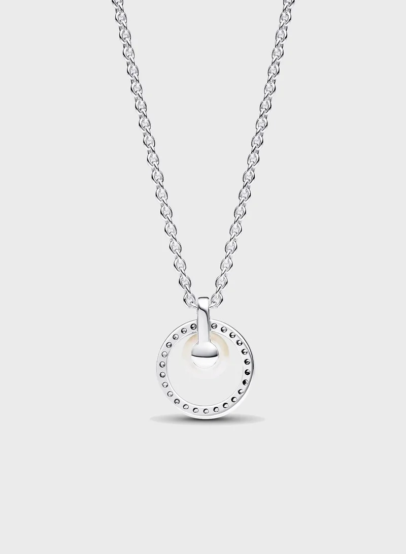 PANDORA Treated Freshwater Cultured Pearl & Pav Collier Necklace