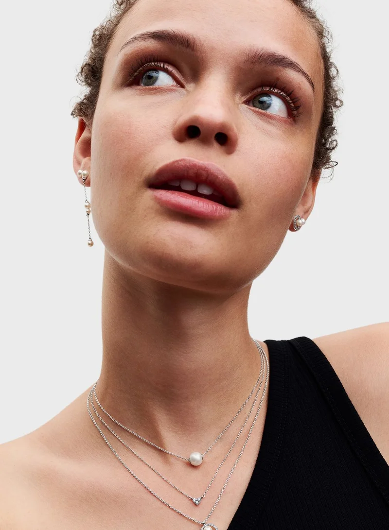 PANDORA Treated Freshwater Cultured Pearl & Pav Collier Necklace