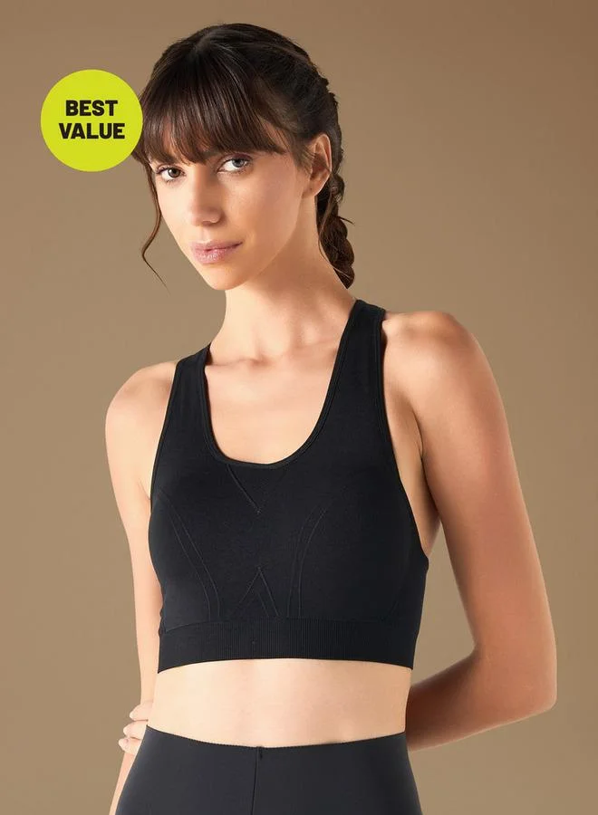 ادوت من سبلاش حمالة صدر رياضية بتصميم racerback بنقوش