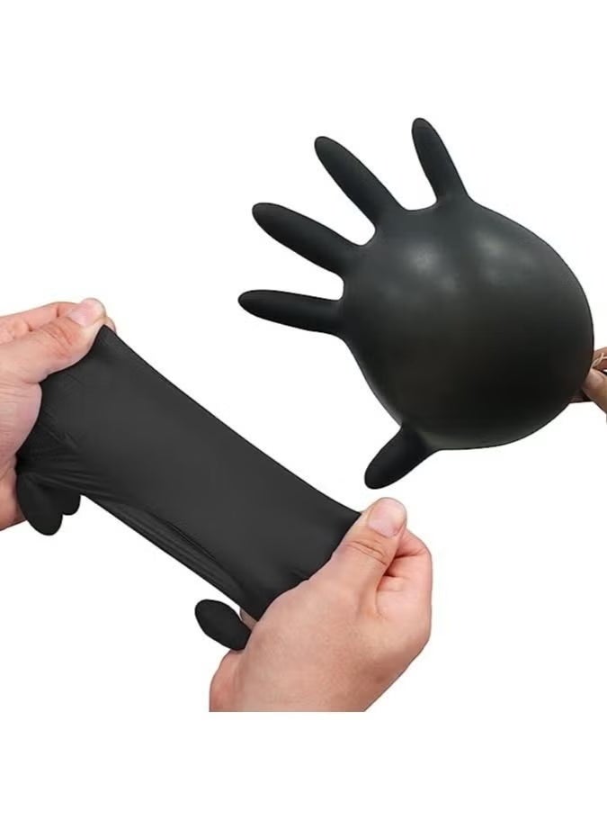 جي أس قفازات  M ، آمنة، خالية من البودرة ، قفازات 70 قطعة - Image 2