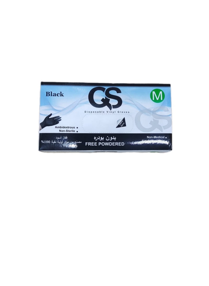 جي أس قفازات  M ، آمنة، خالية من البودرة ، قفازات 70 قطعة - Image 4