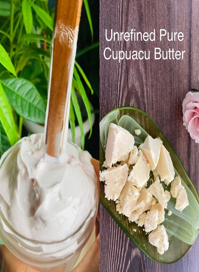 Oslove Organics Cupuacu butter 16 oz-Pure and Natural | Fresh, Rich and Creamy in DIY mixes | Vegan butter | Use for whipped body butters, salves, lotions & soaps. (16 oz) - Image 2