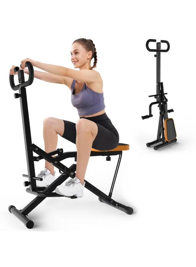 والالا جهاز تمرين القرفصاء القابل للطي للاستخدام المنزلي - جهاز تمرين مع أشرطة مقاومة قابلة للتعديل، جهاز تدريب القرفصاء المساعد لتمرين عضلات الأرداف والبطن والظهر والساقين - Image 1