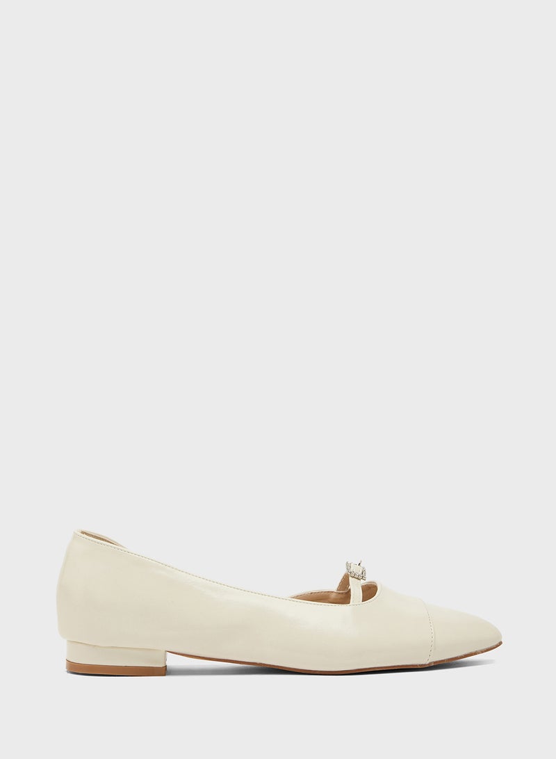 Ginger Pointed Ballerina Flat - Image 1