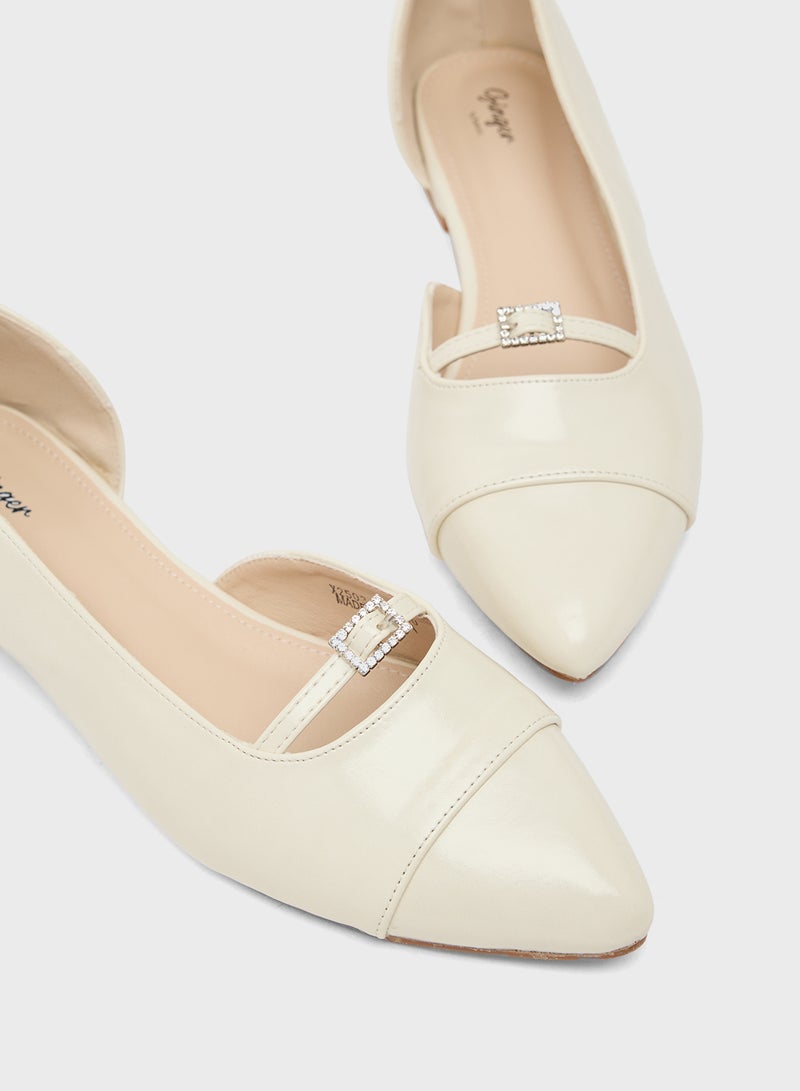 Ginger Pointed Ballerina Flat - Image 4