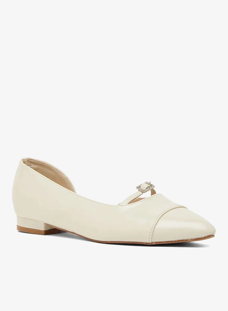 Ginger Pointed Ballerina Flat