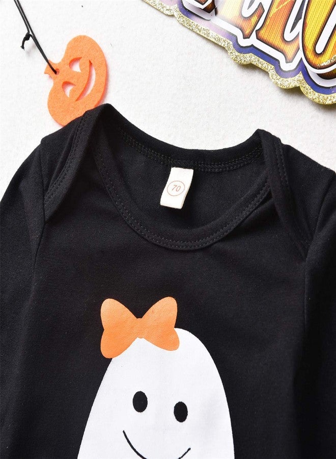 HIHA Baby Halloween Outfits Toddler Girls Boys One Piece Romper Ghost Pants Halloween Clothes (girls, 12-18 Months) - Image 3